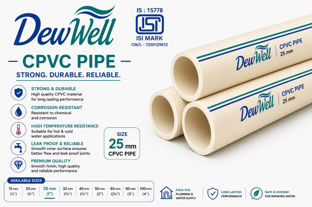 DewWell CPVC pipe
